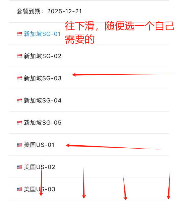 Clash Mi 选择具体节点-2